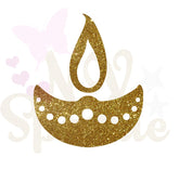 Motif appliqué thermocollant bougie Diwali